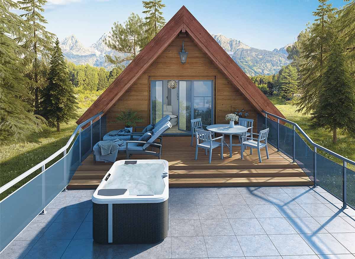 spa en terrasse
