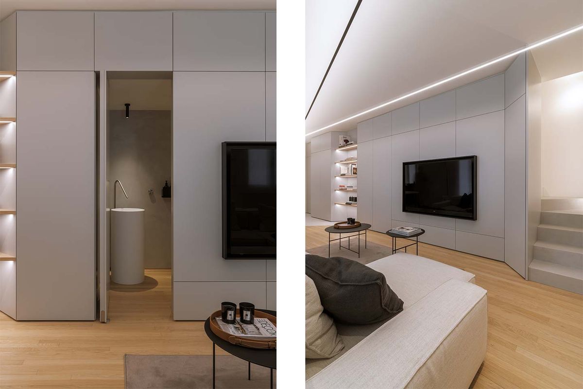 intérieur conçu par Zupelli Design Architettura