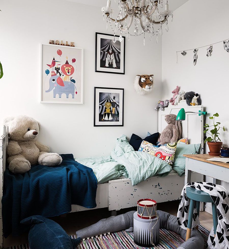 Murs à moitié peints, accents de couleur et autres idées à copier