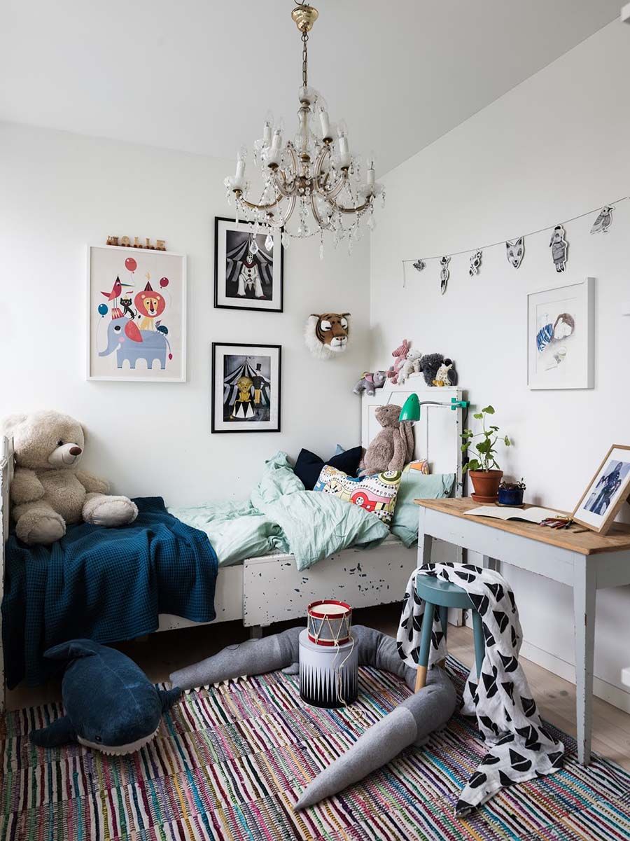 Murs à moitié peints, accents de couleur et autres idées à copier