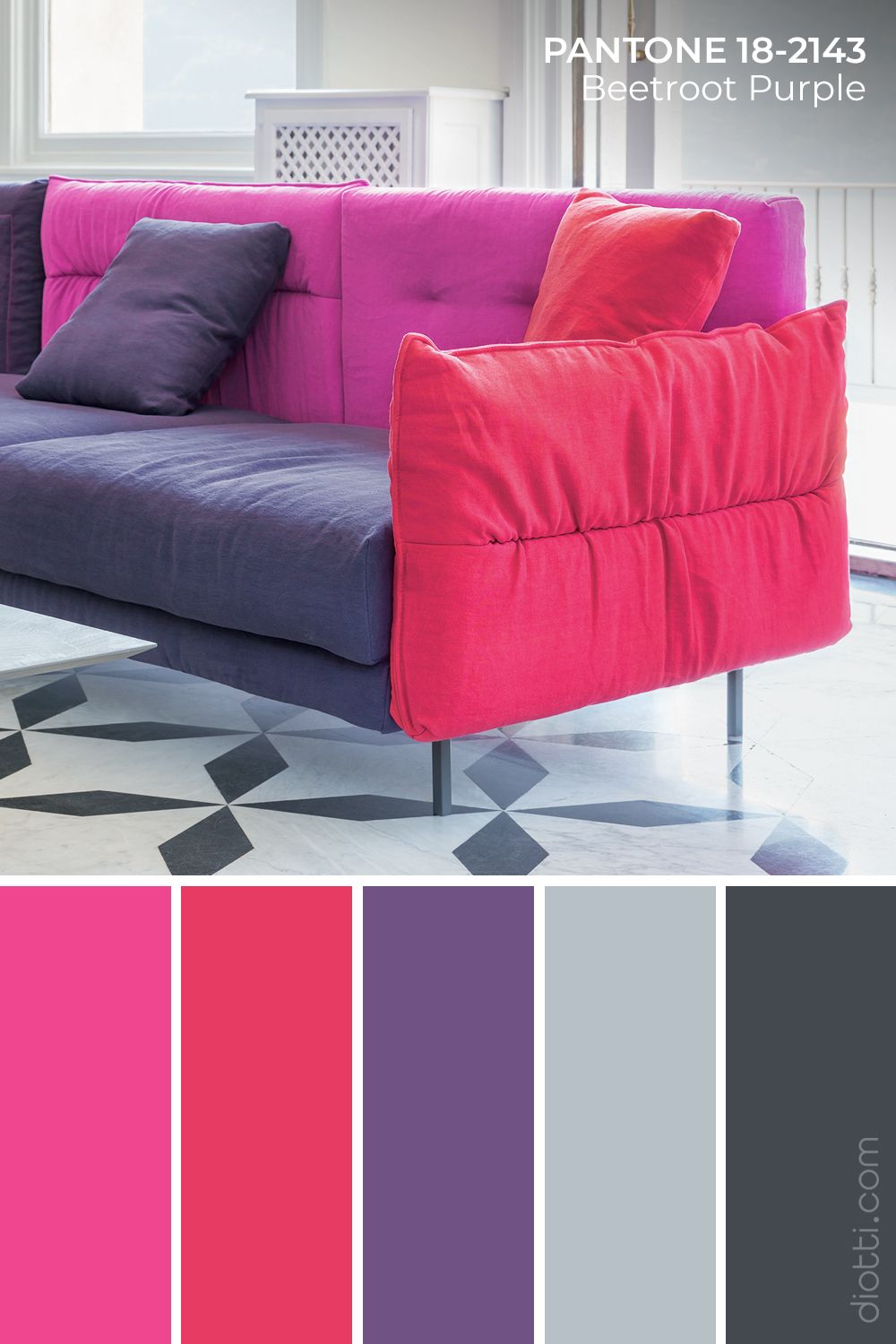 Combinaisons de couleurs Violet de betterave par diotti.com