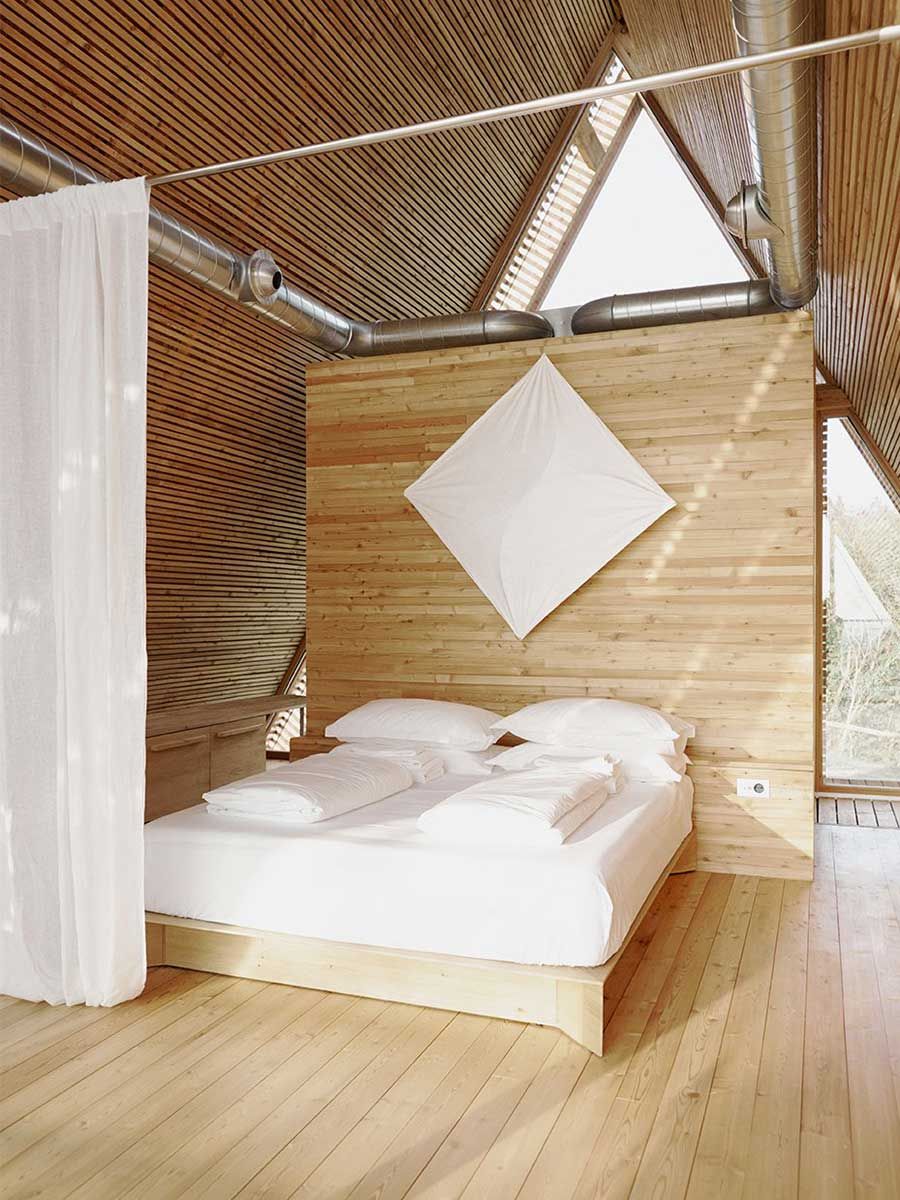 chambre d'éco-hôtel dans le Piémont