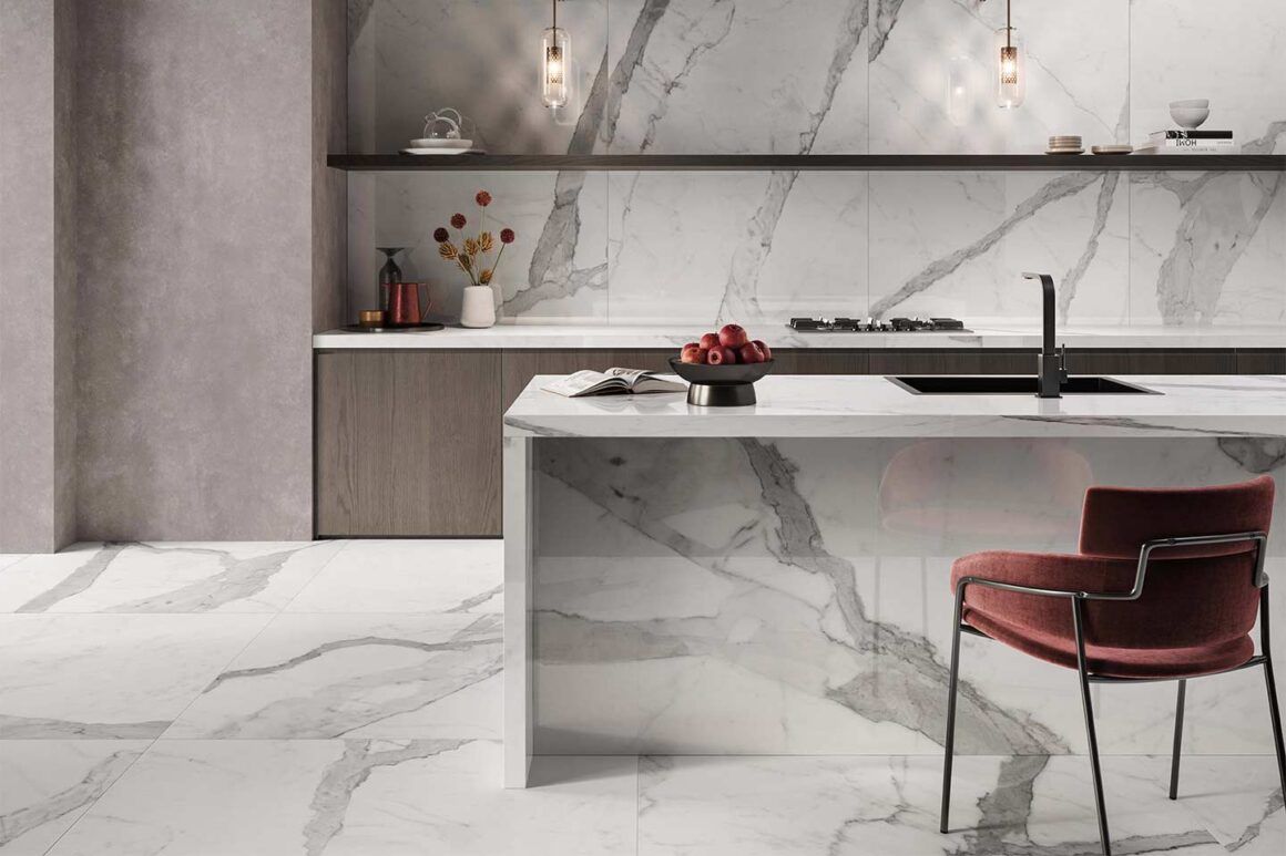 Le grès effet marbre de Casalgrande Padana