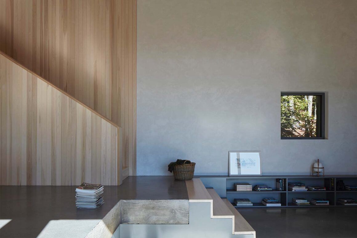 la maison en pierre conçue par l'Atelier Carle