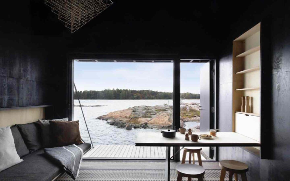 cabane écologique intérieure à Filnadia