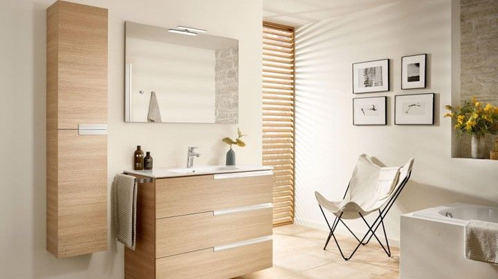 Meubles suspendus dans la salle de bain