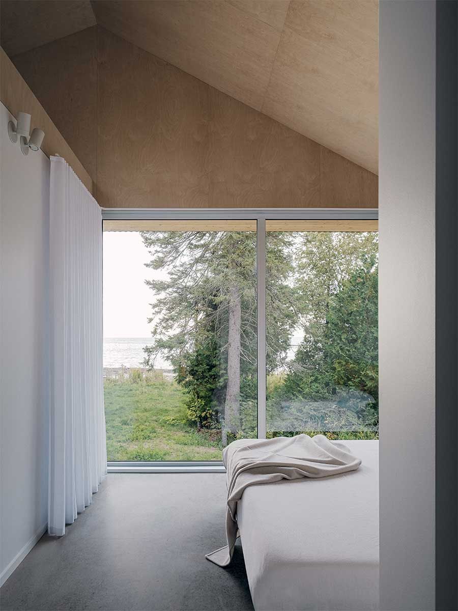 chambre avec vue sur la nature