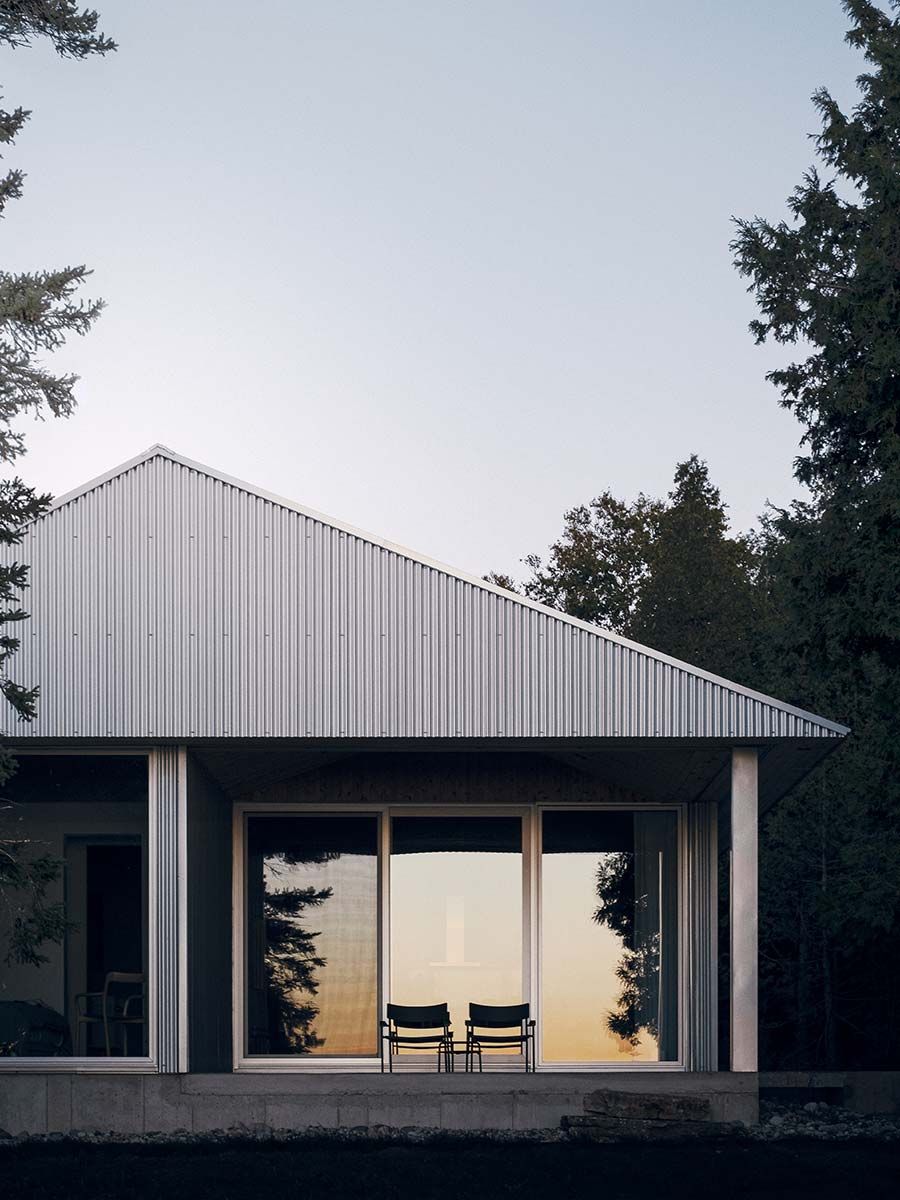 façade de la maison Devil's Glen au Canada