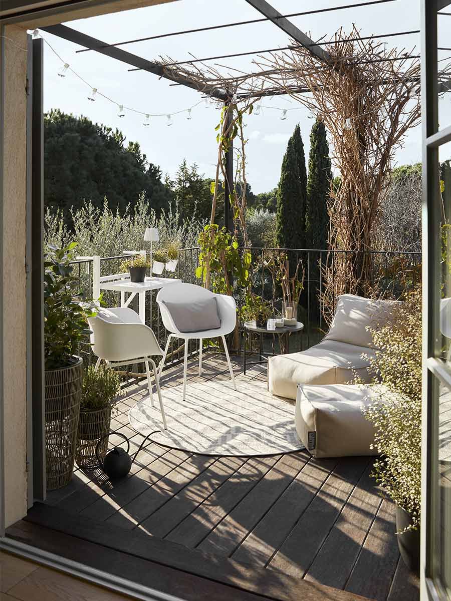 Comment meubler l'extérieur avec peu d'espace