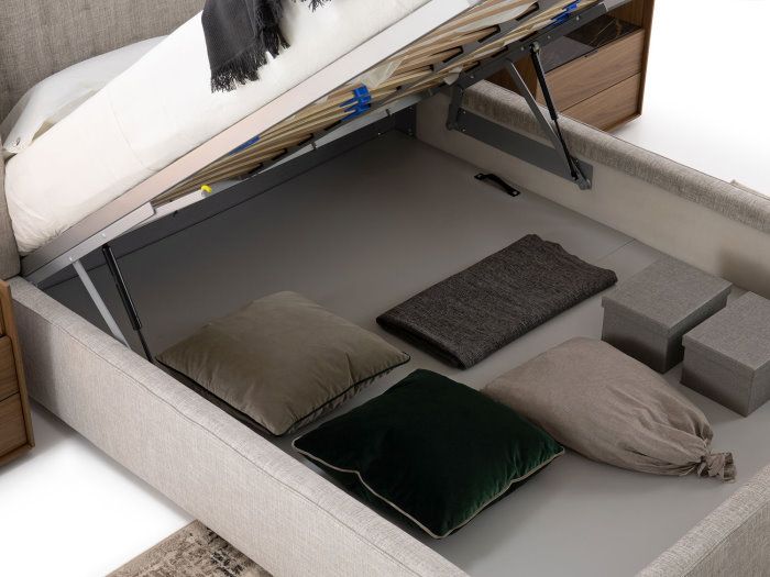 Exemple de compartiment à conteneur ouvert