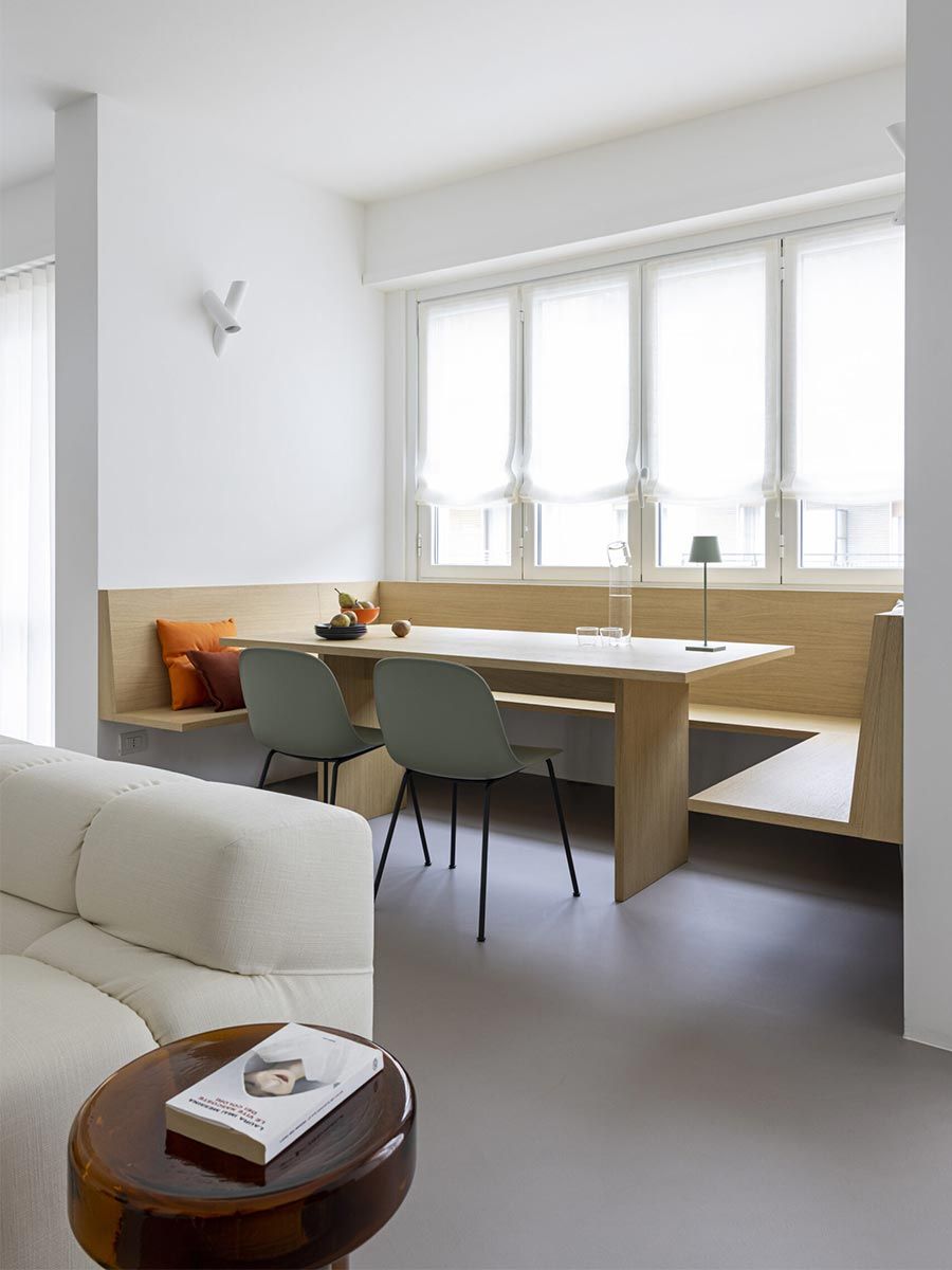 table de salle à manger sur mesure avec bancs