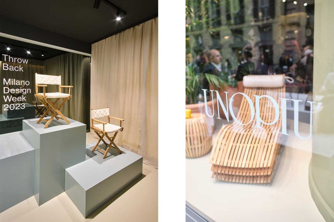 Unopiù à la Semaine du design de Milan avec des produits emblématiques 