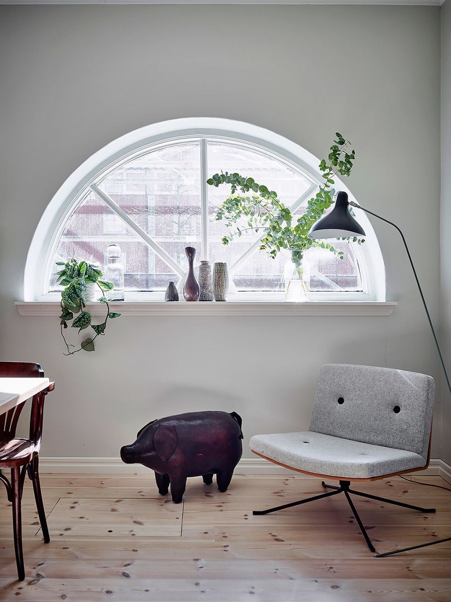 bruyère menthe et couleurs neutres pour une rénovation de maison de style scandinave et vintage