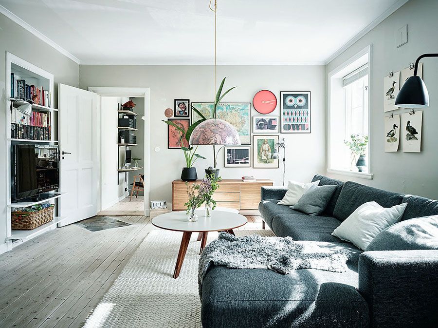 Vert menthe et couleurs neutres pour une rénovation de maison de style scandinave et vintage