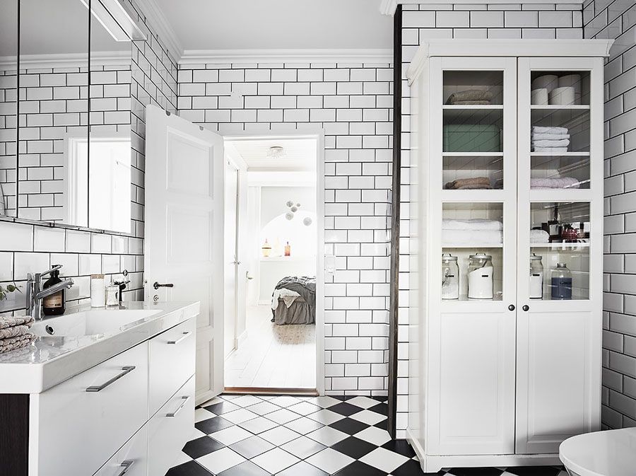 Vert menthe et couleurs neutres pour une rénovation de maison de style scandinave et vintage