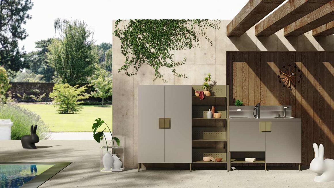 Cuisine d'extérieur Atria par Abimis