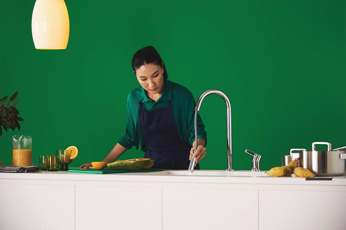 mélangeur de cuisine avec douchette extractible