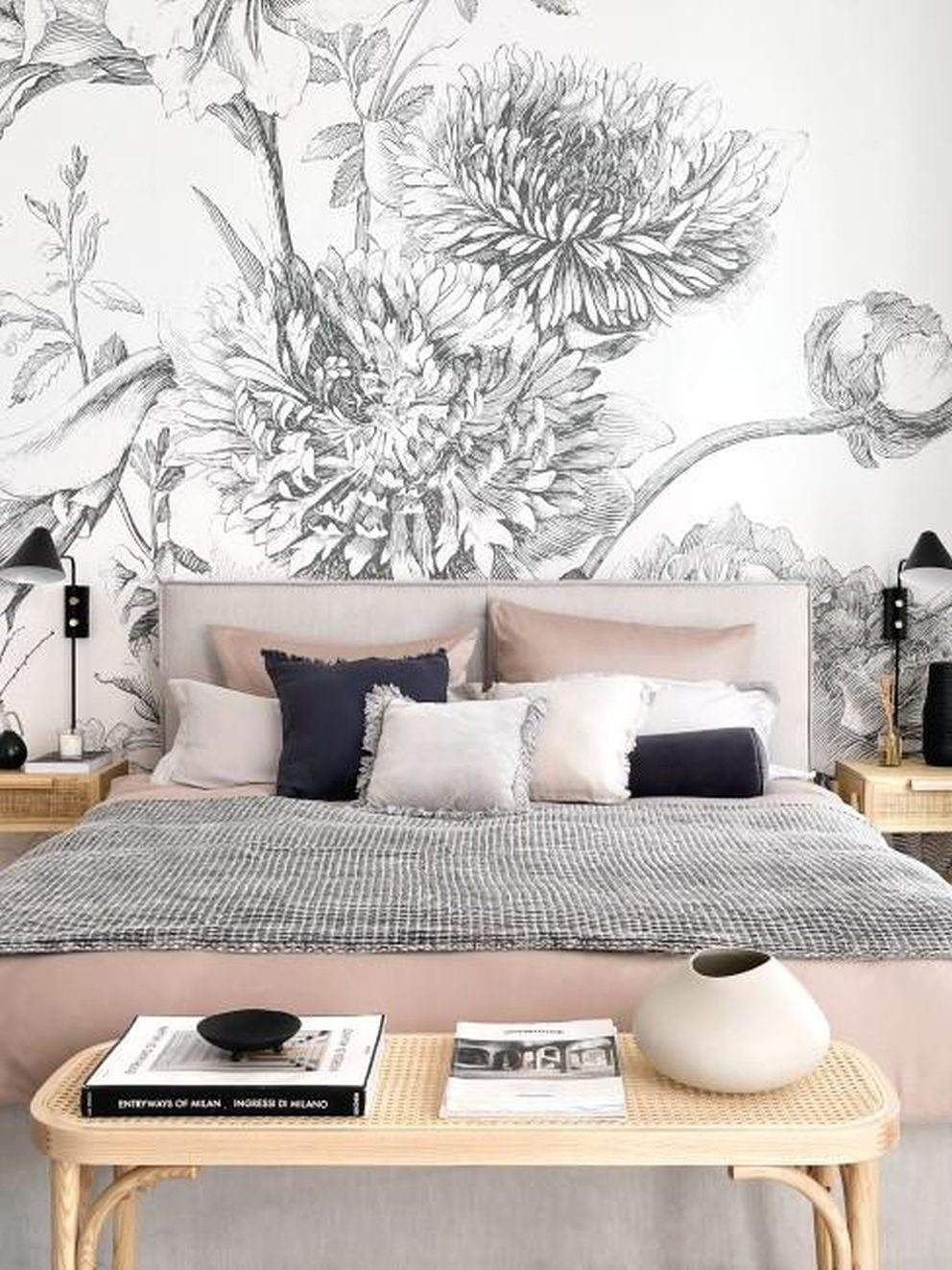 des idées pour les murs derrière le lit qui transformeront votre chambre