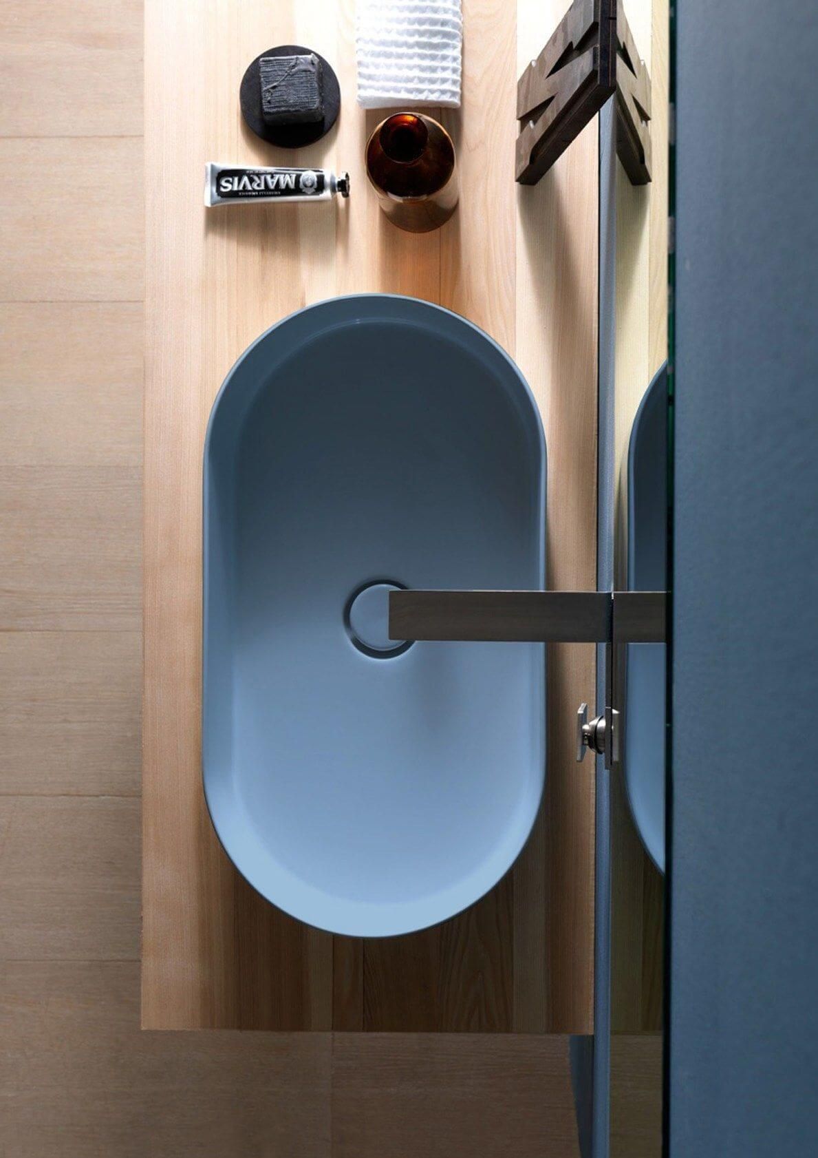 idées de salles de bains colorées