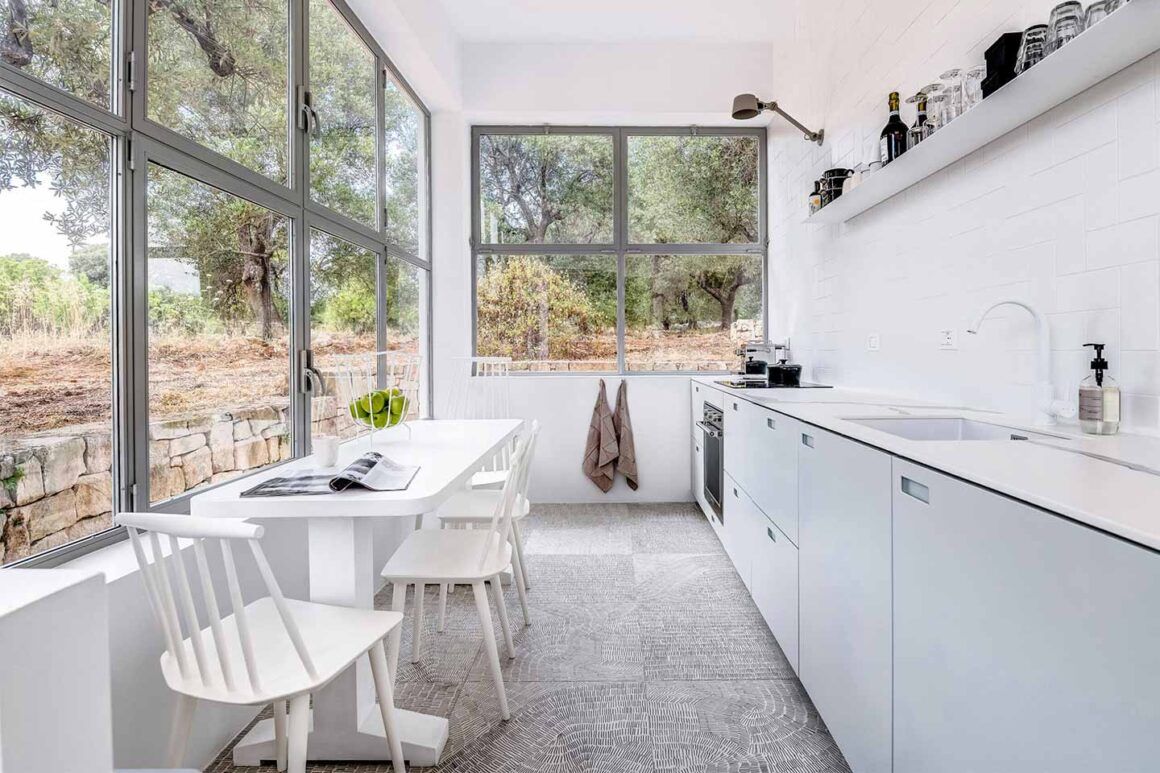 cuisine à Villa Ostuni, design Studio Toff