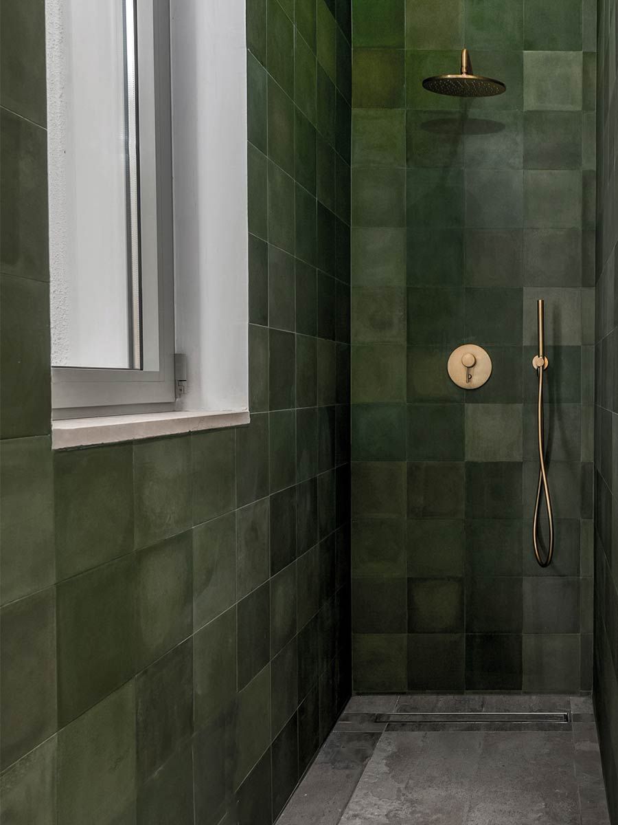 Douche à Villa Ostuni avec la robinetterie FIMA Carlo Frattini