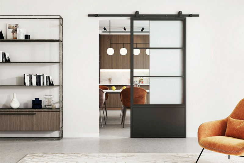 Options de personnalisation pour les portes coulissantes intérieures en verre