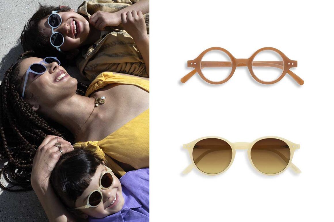 lunettes de soleil et lunettes de vue colorées Izipizi