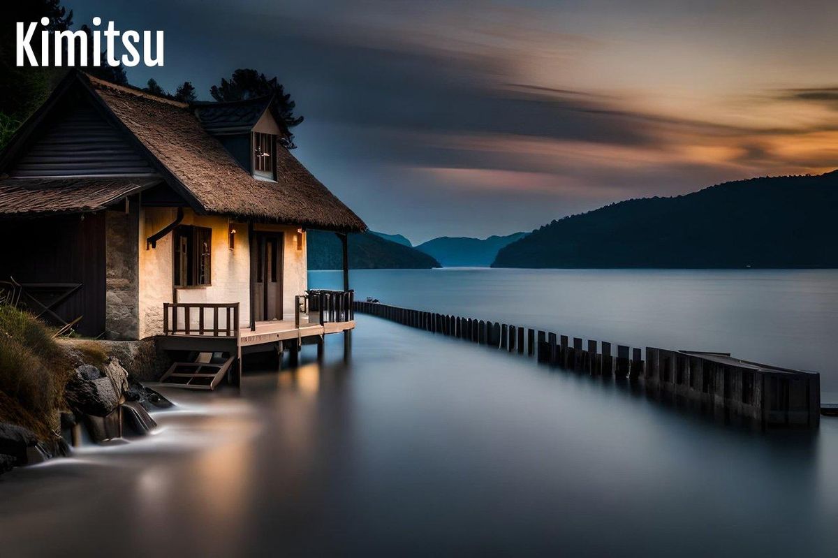 Cabane paisible au bord du lac pour un séjour loin des foules touristiques.