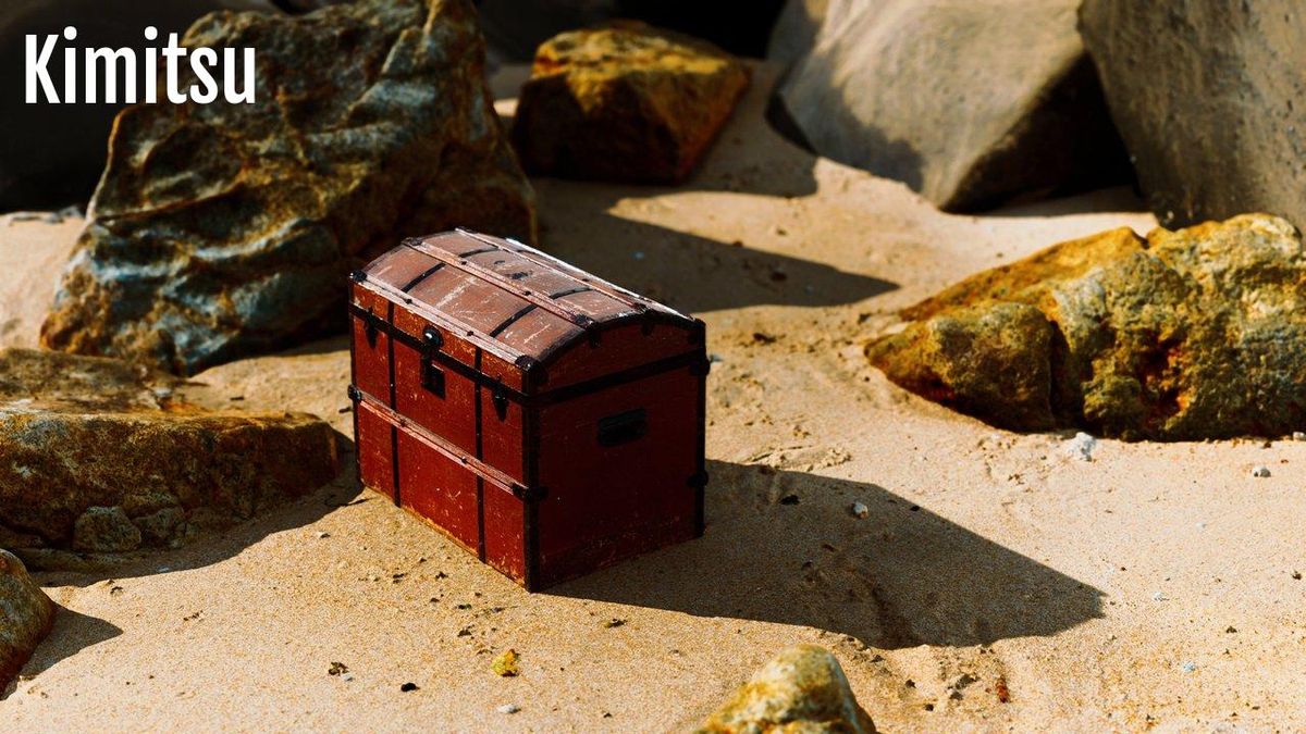 Enfants jouant à un children pirate escape game avec coffre au trésor et cartes anciennes à la maison.