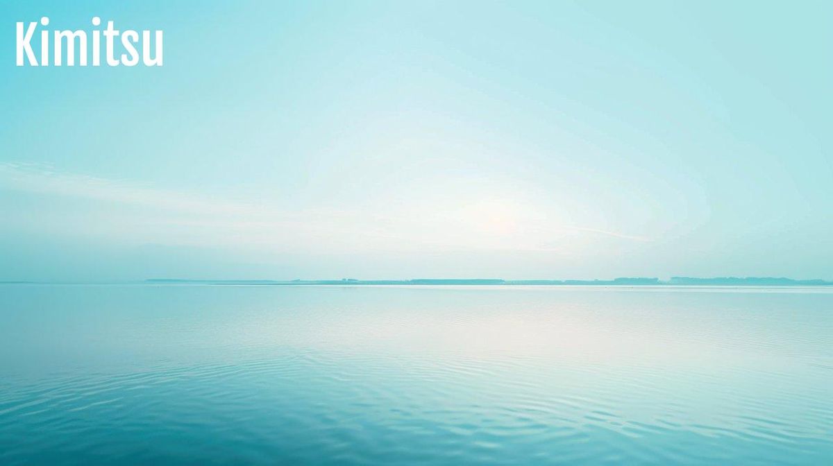 L'étendue paisible de l'eau évoque une sérénité propice à la santé mentale.