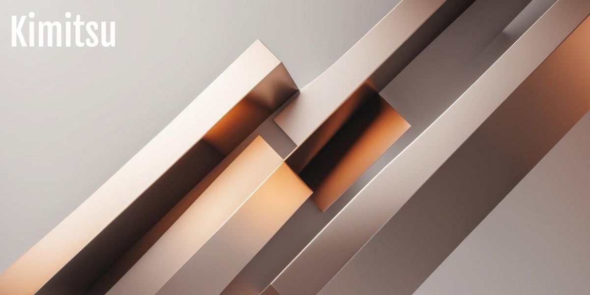 Mélange de textures métalliques créant une harmonie moderne et élégante.