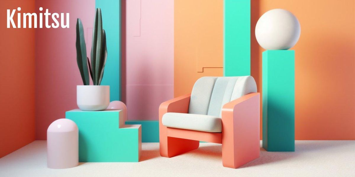 Mobilier vibrant : mix audacieux de couleurs pour une entrée unique et accueillante.