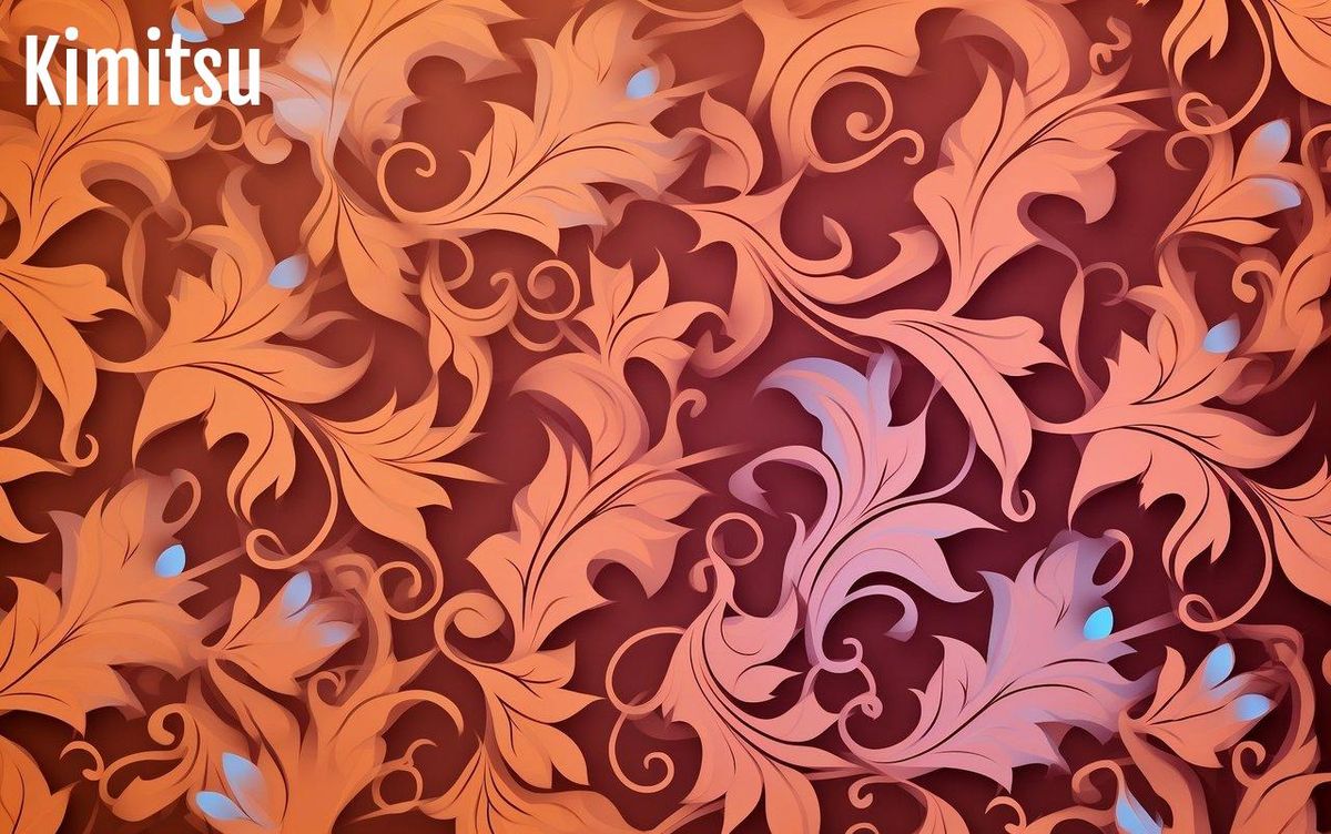 Motifs floraux chaleureux pour un papier peint qui métamorphose votre espace avec élégance.