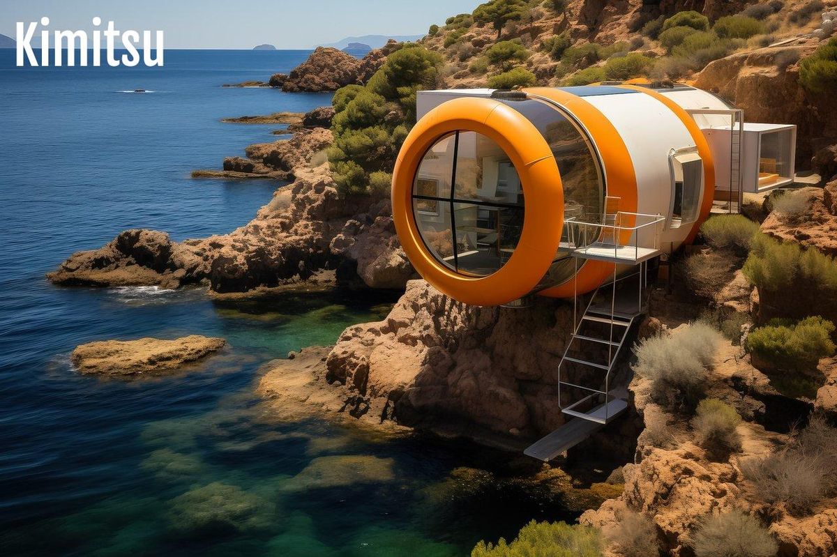 Perché au bord de l'eau, séjour unique dans une capsule moderne. Évasion garantie !