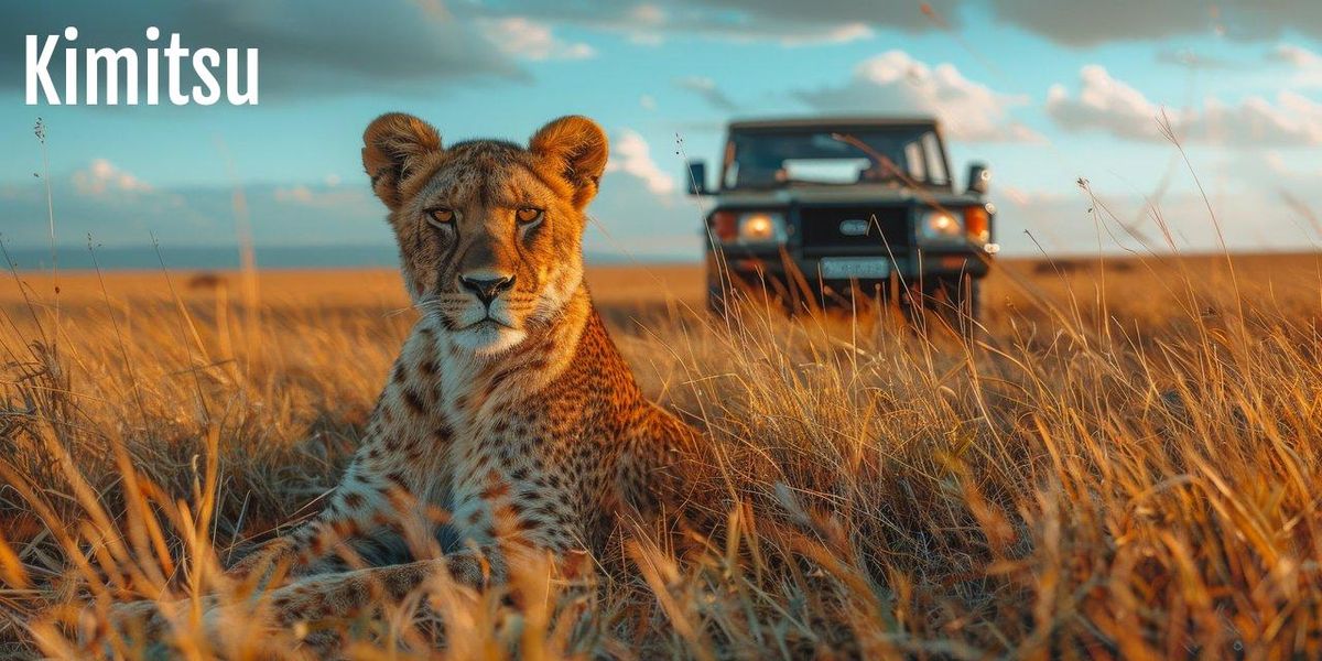 Rencontrez un majestueux guépard au cœur de la savane africaine, une destination safari incontournable.