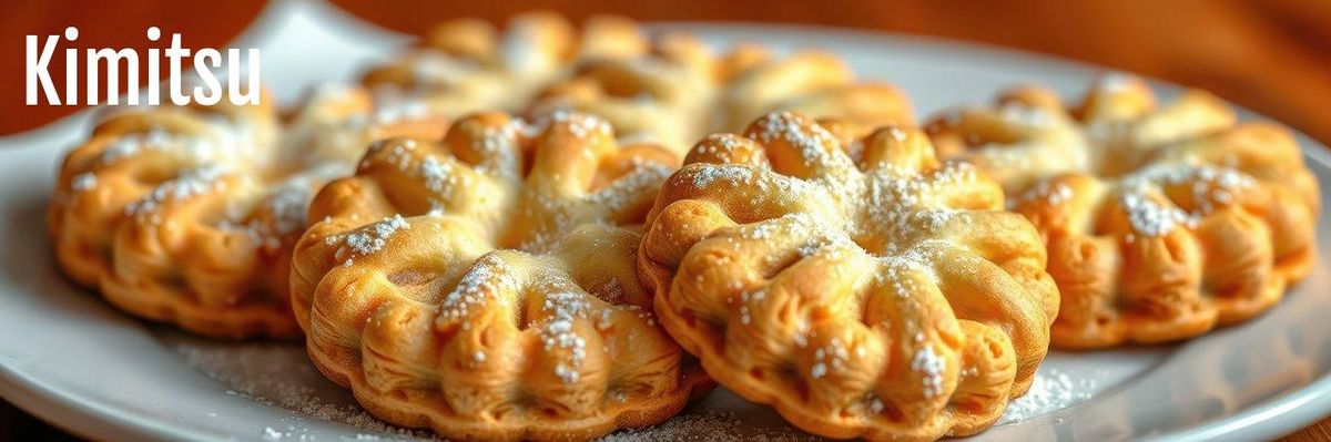 Rousquilles dorées, saupoudrées de sucre, régalent le palais du Roussillon. Délice garanti !