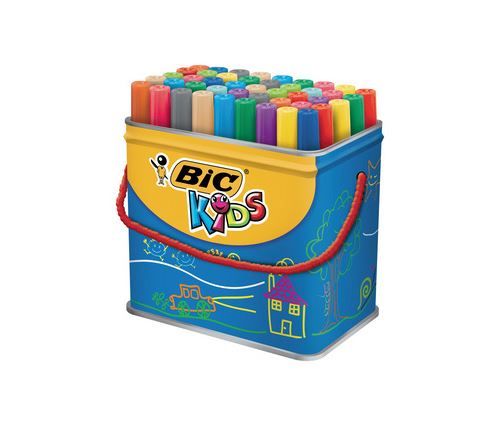 BIC KIDS Feutre Visacolor XL, boîte de 48
