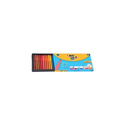 BIC KIDS Feutre Visacolor XL, étui en carton de 24