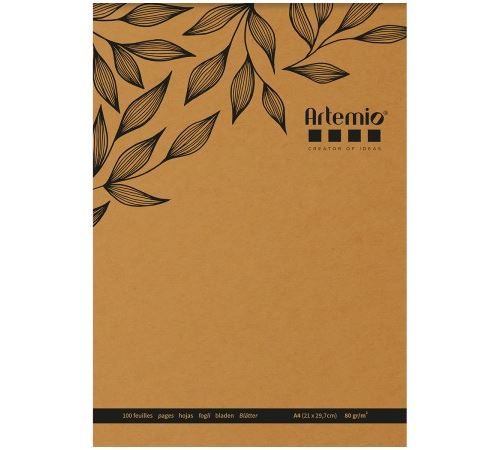 Bloc de feuilles Kraft - A4 - 100 feuilles