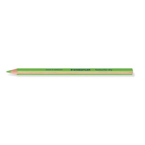 Boîte 12 crayons surligneurs secs fluo Staedtler Vert