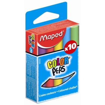 Boîte de 10 craies de couleur