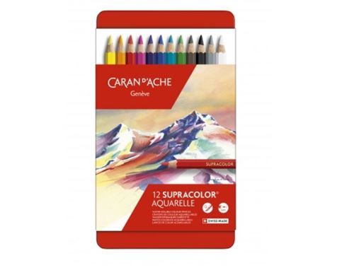 Boîte de 12 crayons Caran d'Ache Supracolor