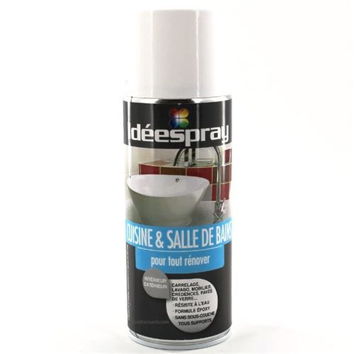 Bombe de peinture carrelage salle de bain epoxy - Sinto