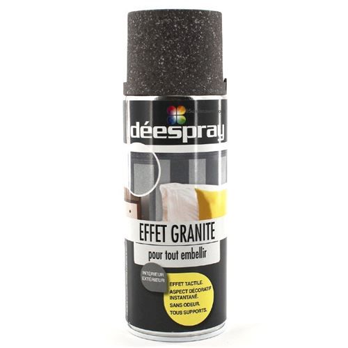 Bombe de peinture - effet granit foncé - Sinto