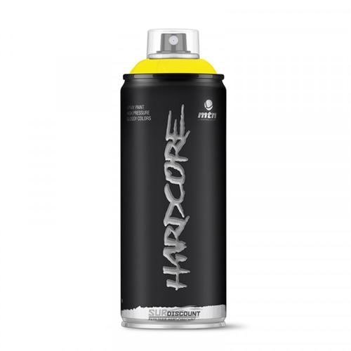 Bombe de peinture Hardcore MTN - Jaune clair