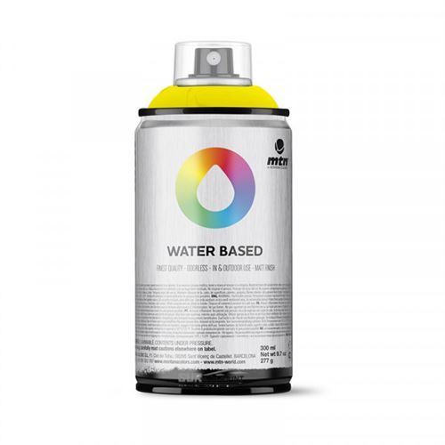 Bombe de peinture MTN water based - jaune fluo