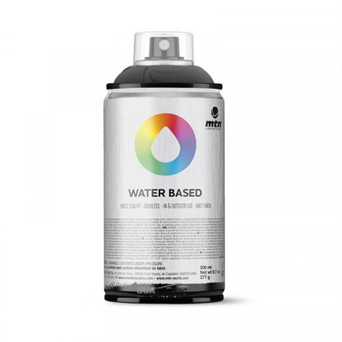 Bombe de peinture MTN water based - noir carbone