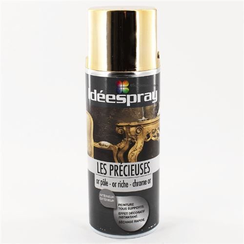 Bombe de peinture - or chrome - Sinto