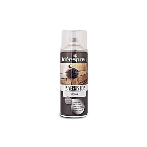 Bombe de peinture vernis bois mat incolore - Sinto
