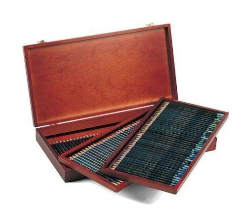 Coffret bois Derwent - 120 Crayons pour artistes